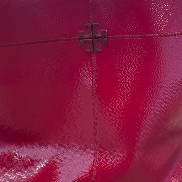 Tory Burch Cherry Red Tote Bag - Picture 2 of 8